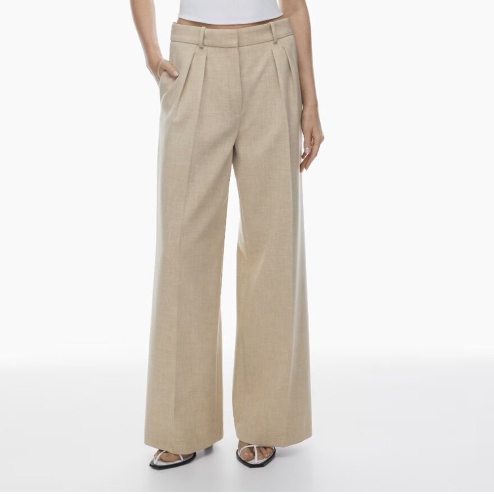 Babaton Founder Pant - Limited Edition Heather Oat Beige 12